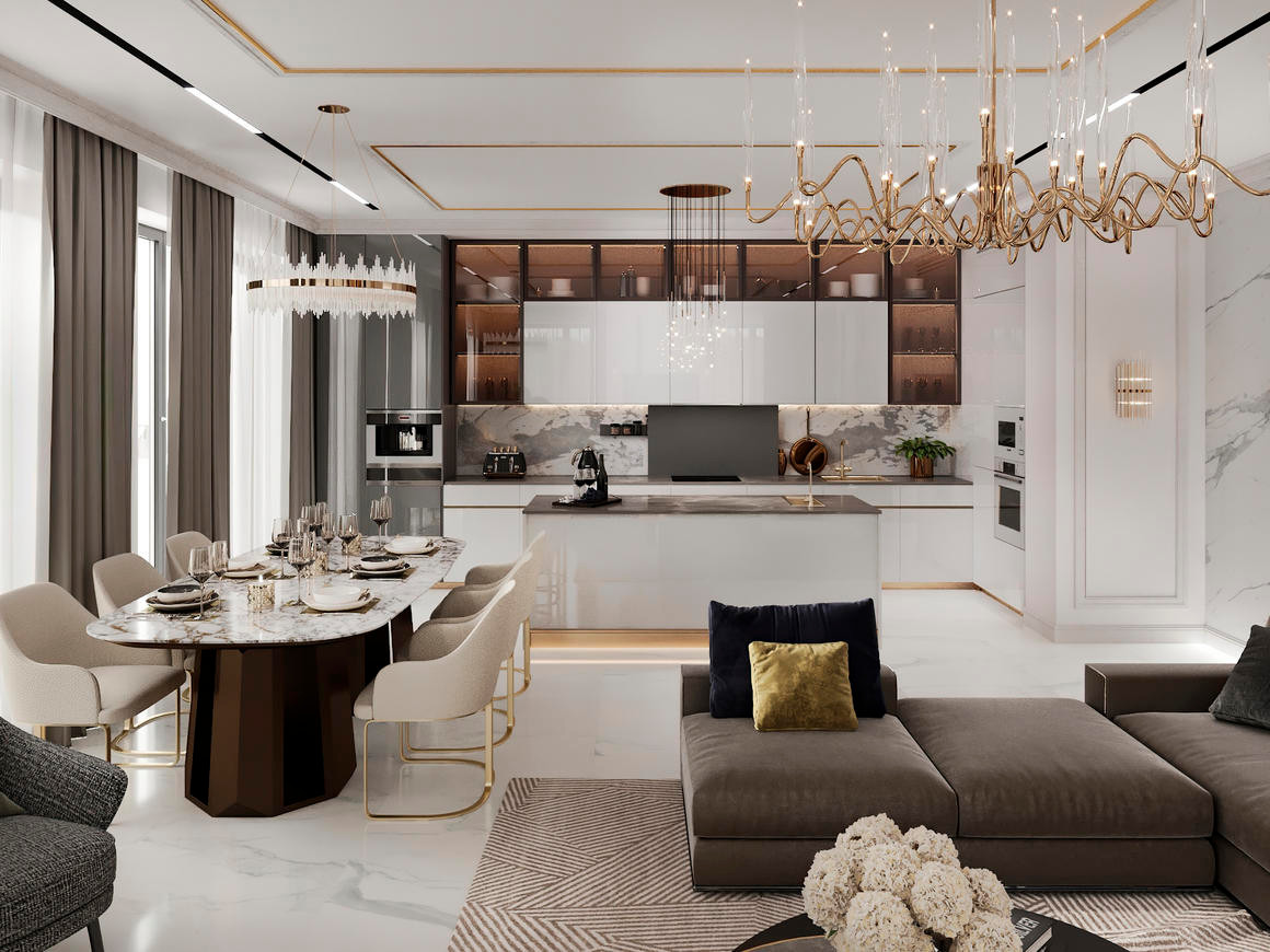 Обложка проекта: ЖК Петровский квартал на воде - 345 кв.метров