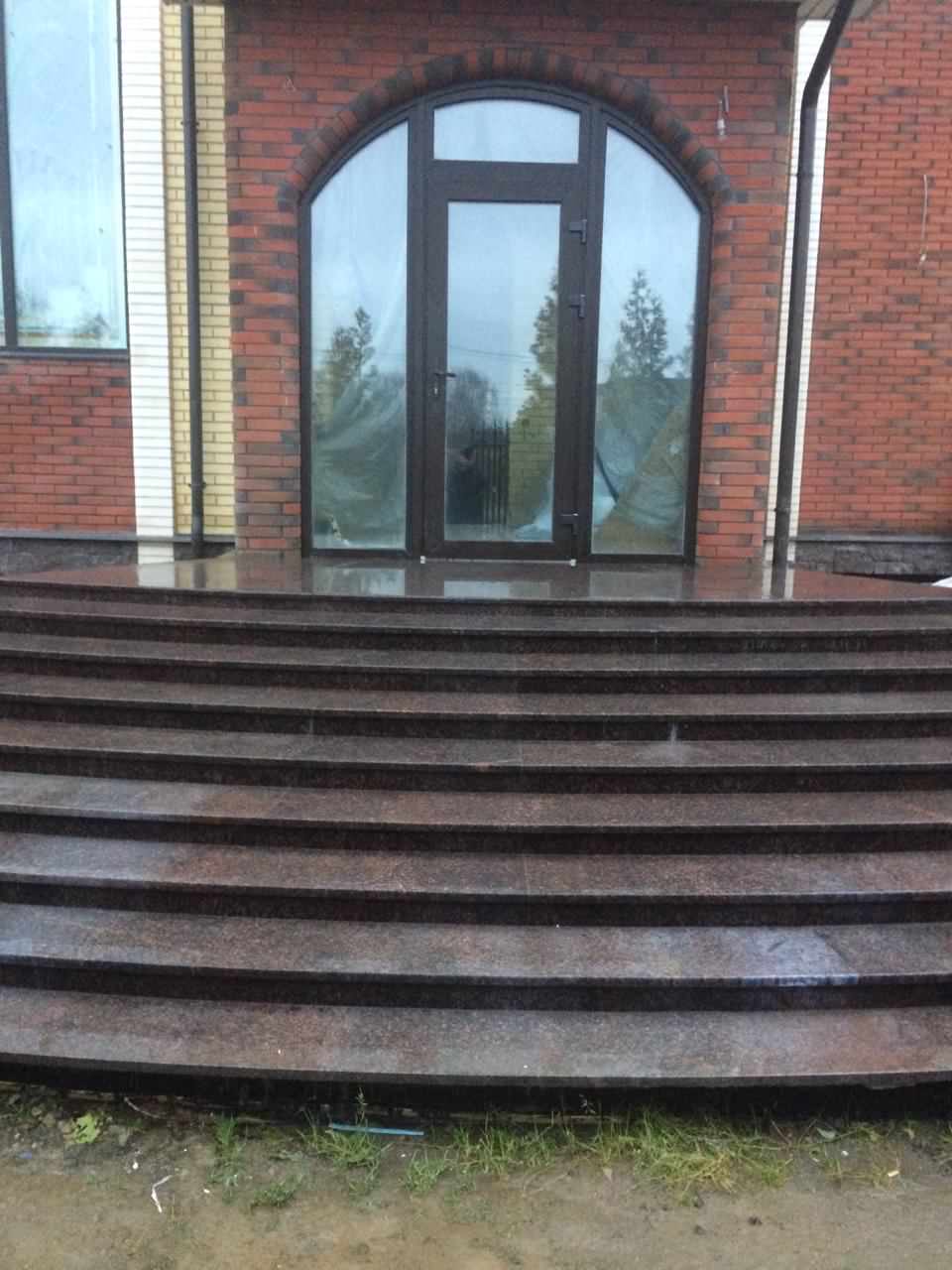 Обложка проекта: Облицовка крыльца гранитом.