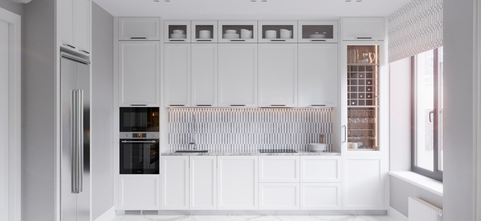 Дизайн четырёхкомнатной квартиры 116 кв.м в ЖК Символ