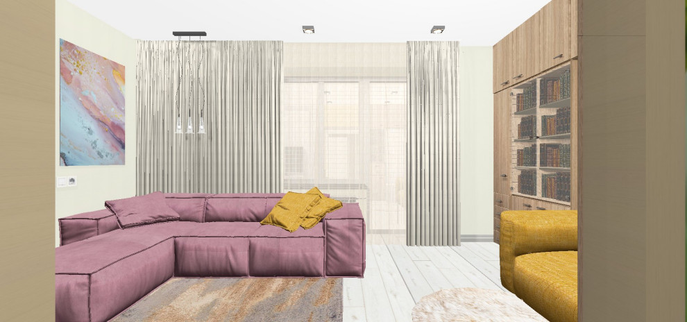 Приглушенная мята, оливки и солнце