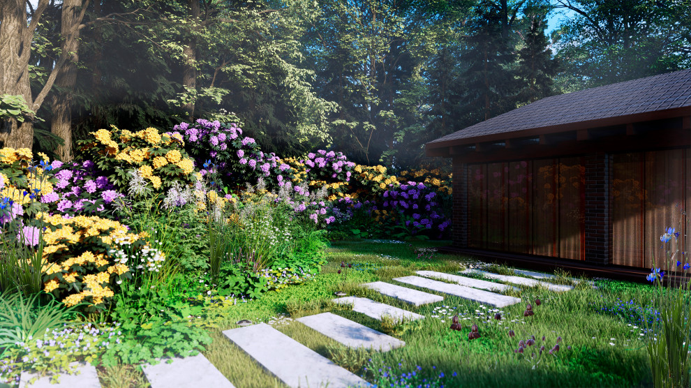 Ландшафтный проект Частного детского конного клуба