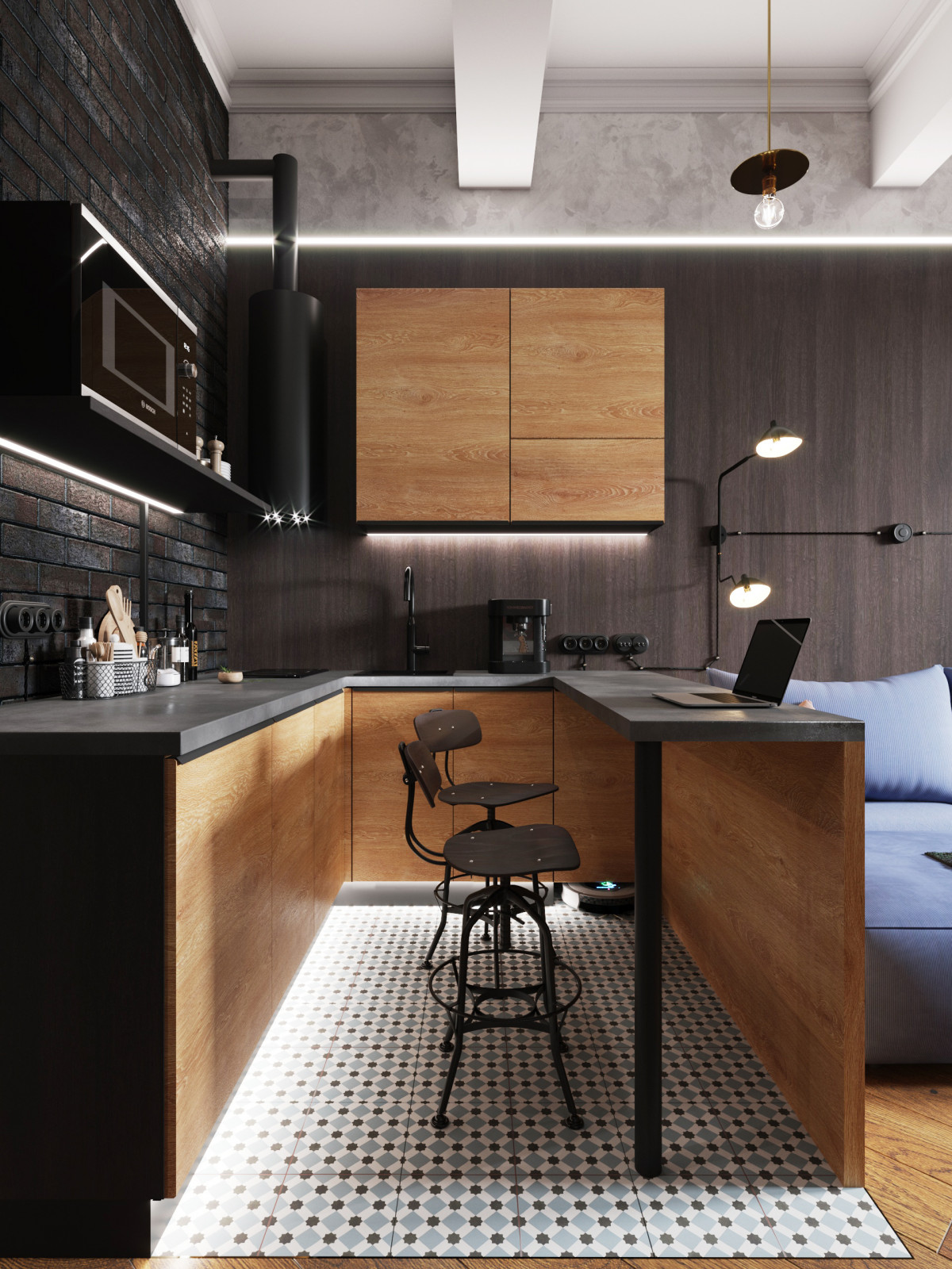 маленькая квартира в Loft FM