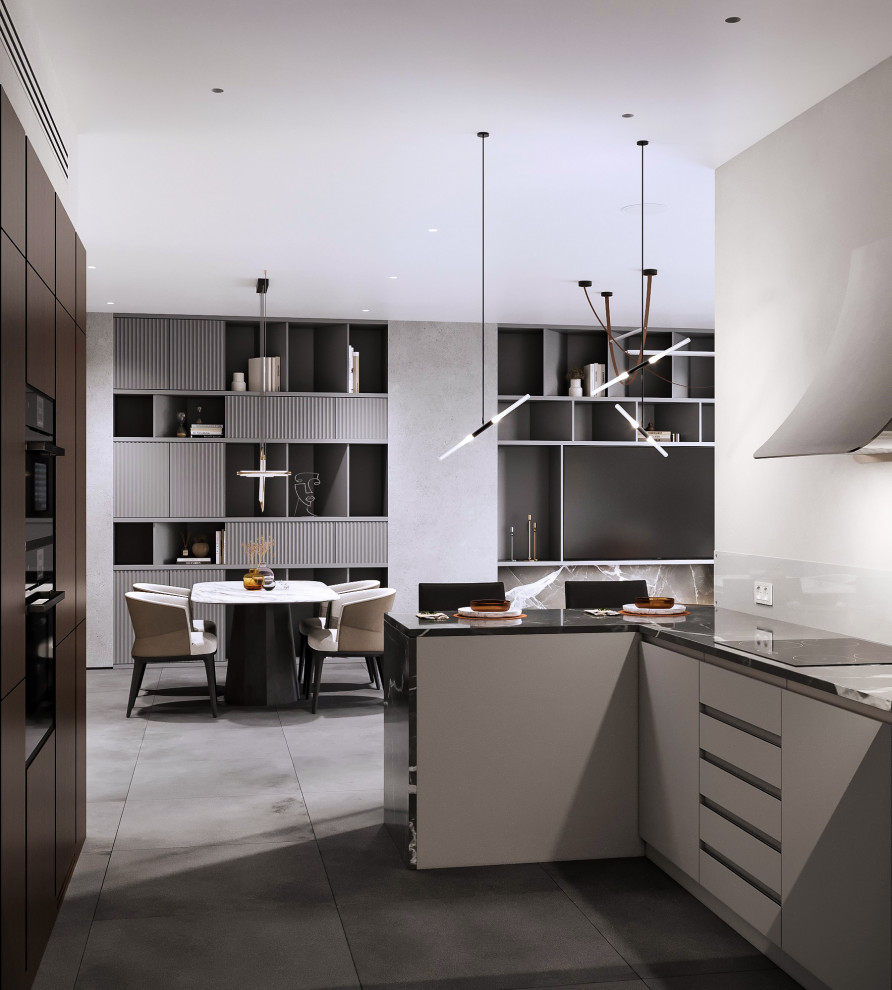 Дизайн-проект интерьера квартиры: кухня