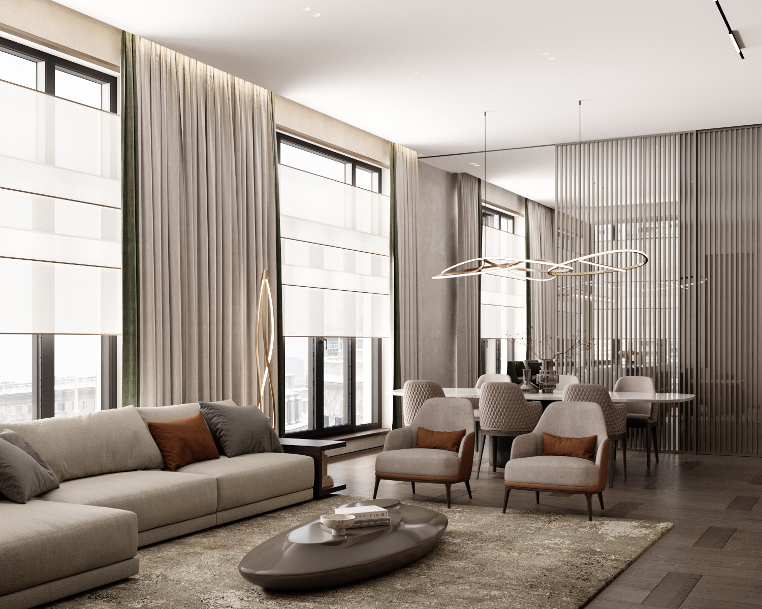 Пентхаус 310м2 в ЖК Оливковый дом