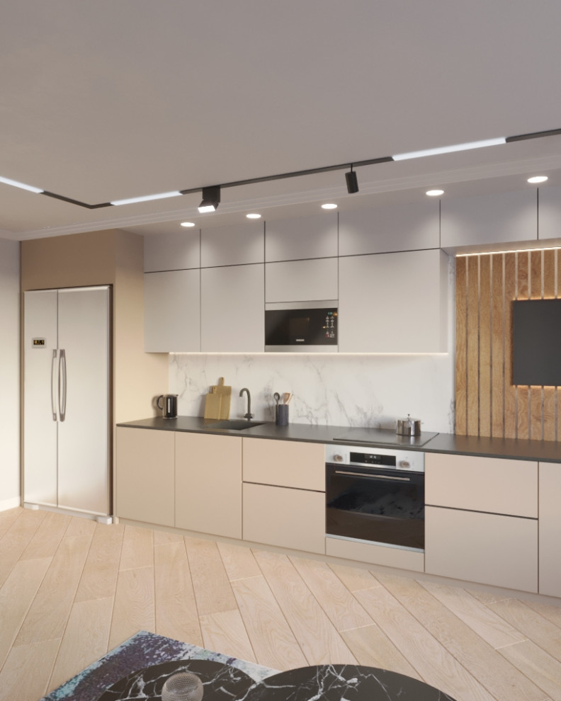 Визуализация интерьера в стиле джапанди