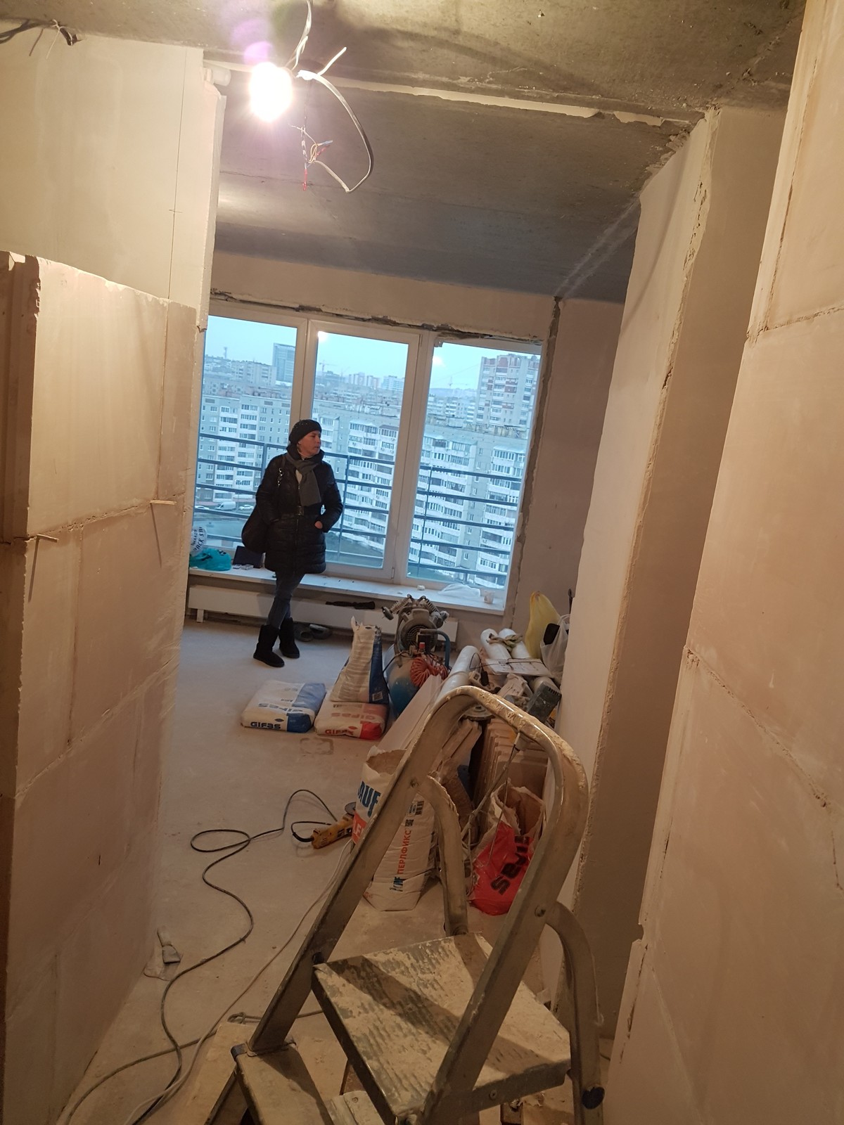 Ремонт 3х ком-ой квартиры 76.8м2 в ЖК"Авентино"(демонтаж,электрик,монтаж ПГП)