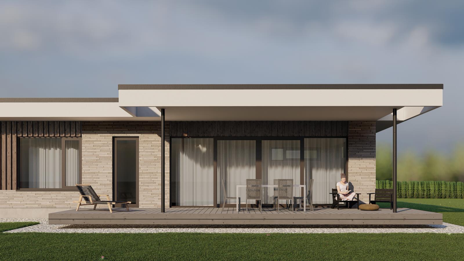 Дача на берегу реки