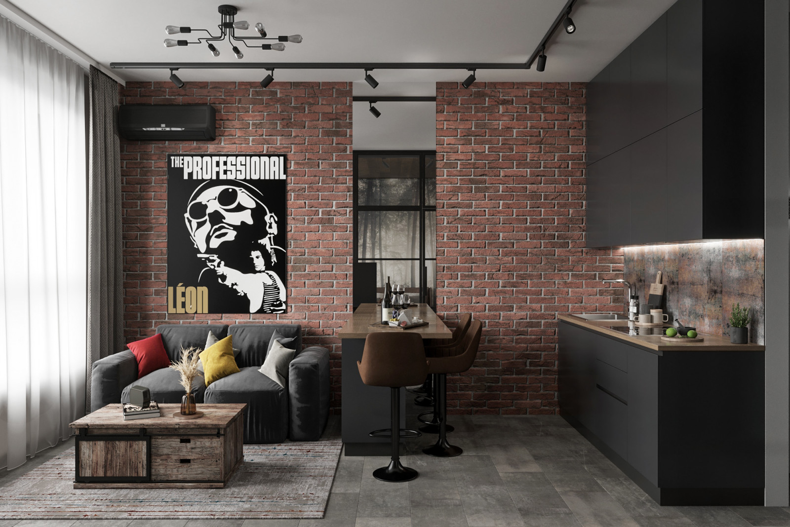 Однушка лофт в ЖК Сити Парк