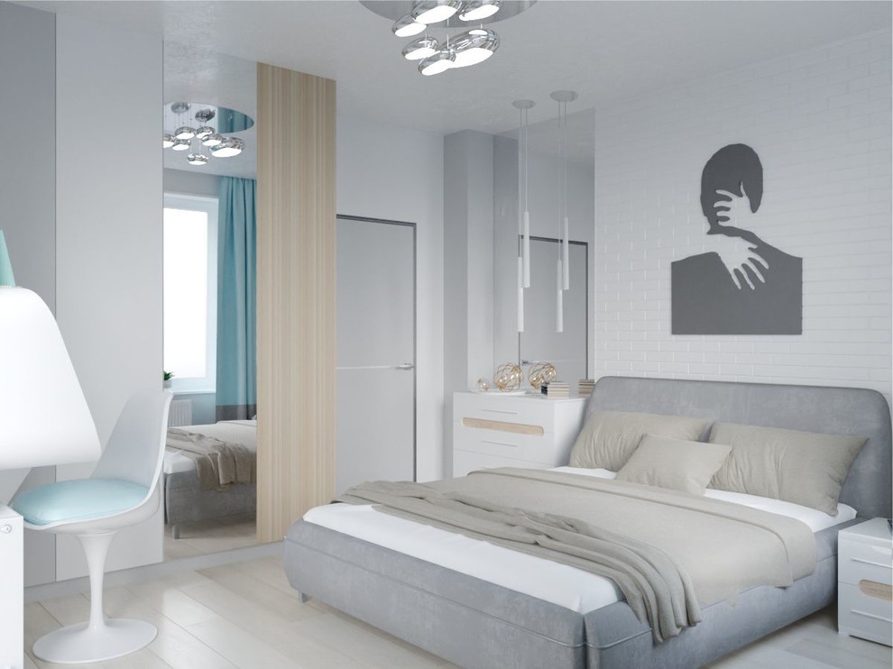 Спальня в минимализме.