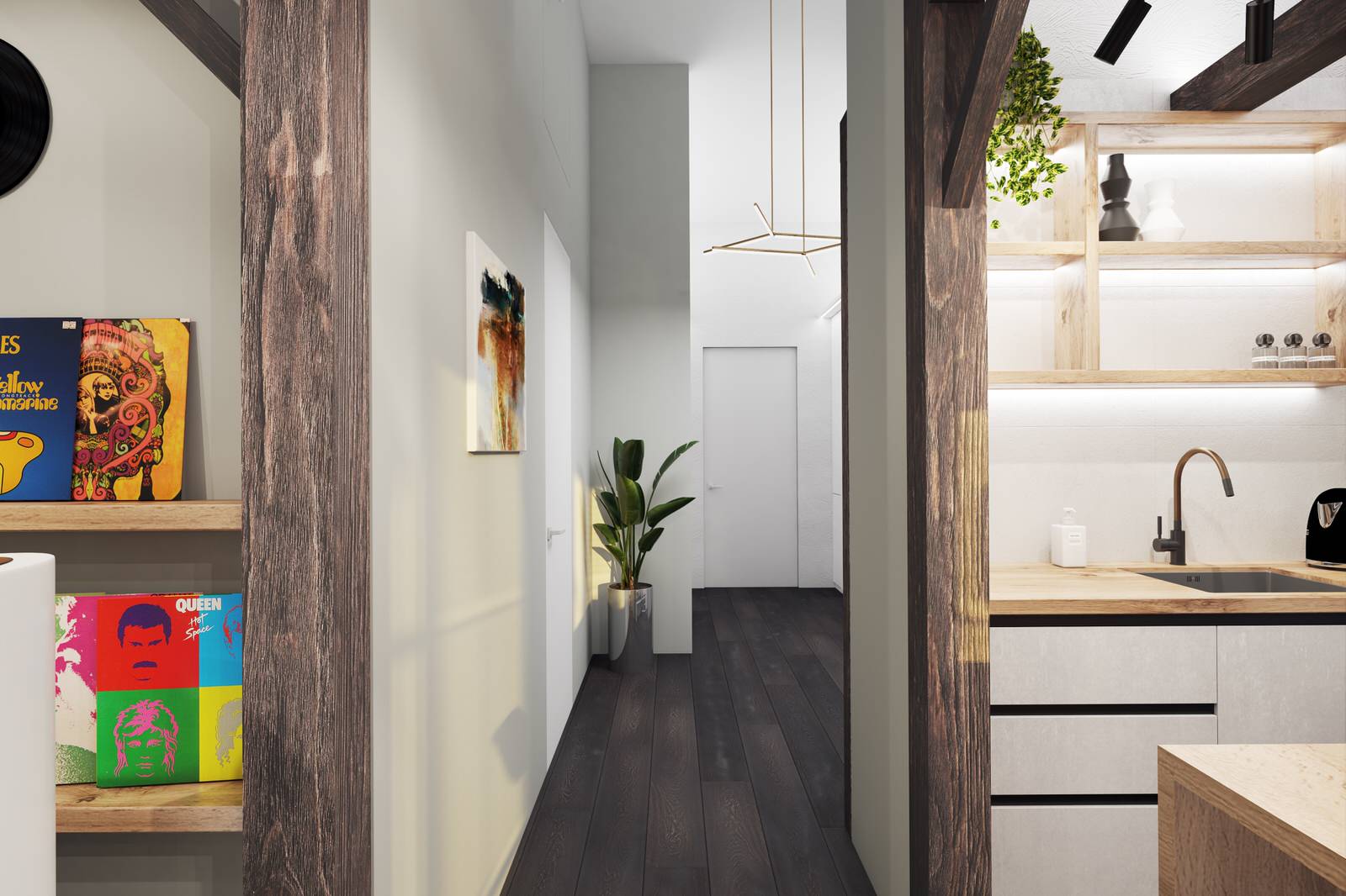 Квартира в г. Пушкин. Мансарда 74кв.м.