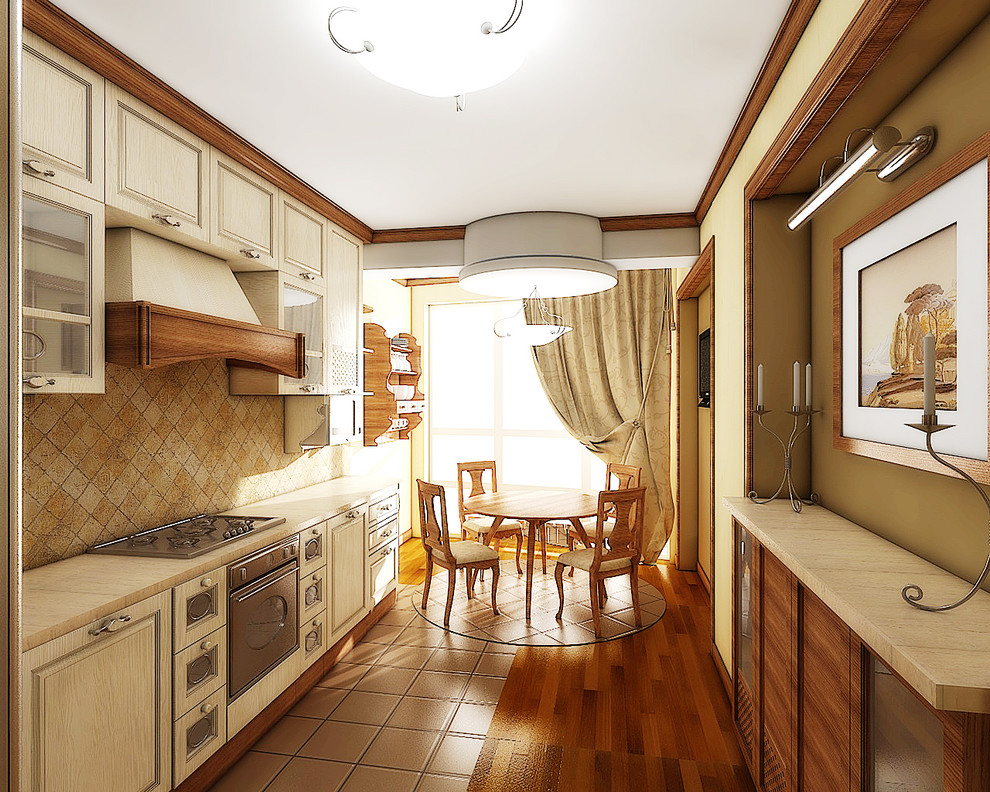 Квартира с витражными оканми