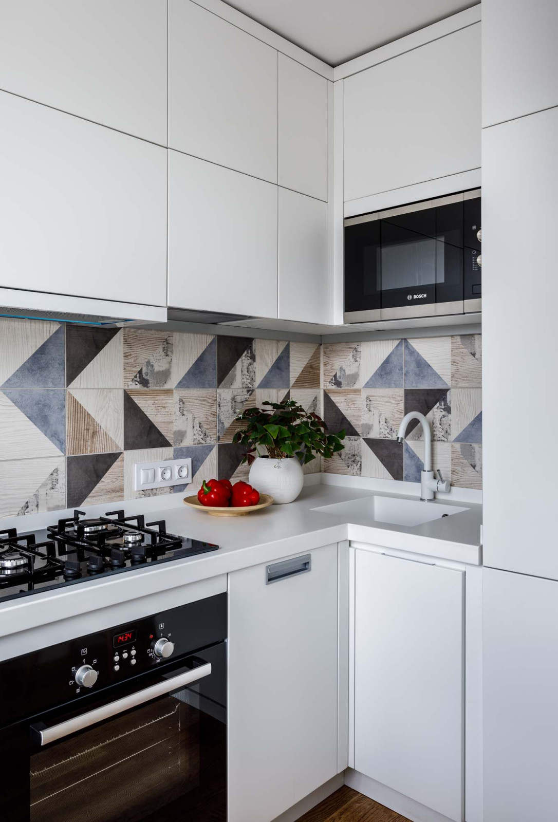 Светлая «скандинавская» студия 32 м² в Москве