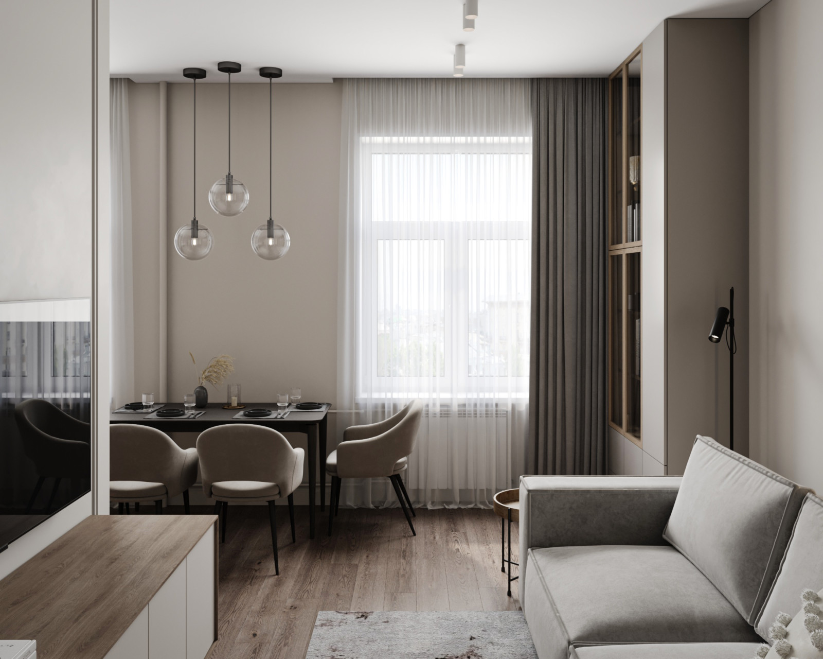 Дизайн-проект двухкомнатной сталинки, 53 кв.м