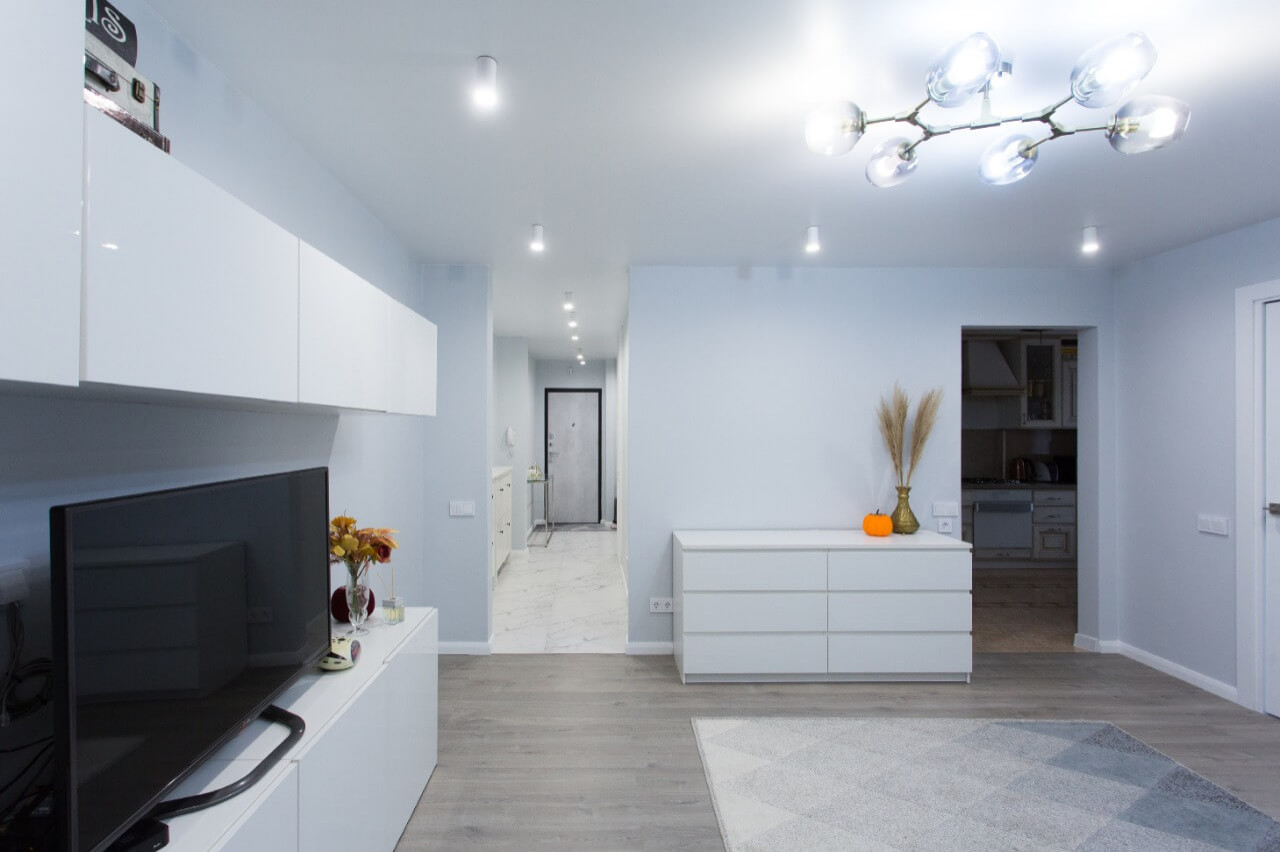 ремонт 3-х комнатной квартиры в ЖК "Крылья"