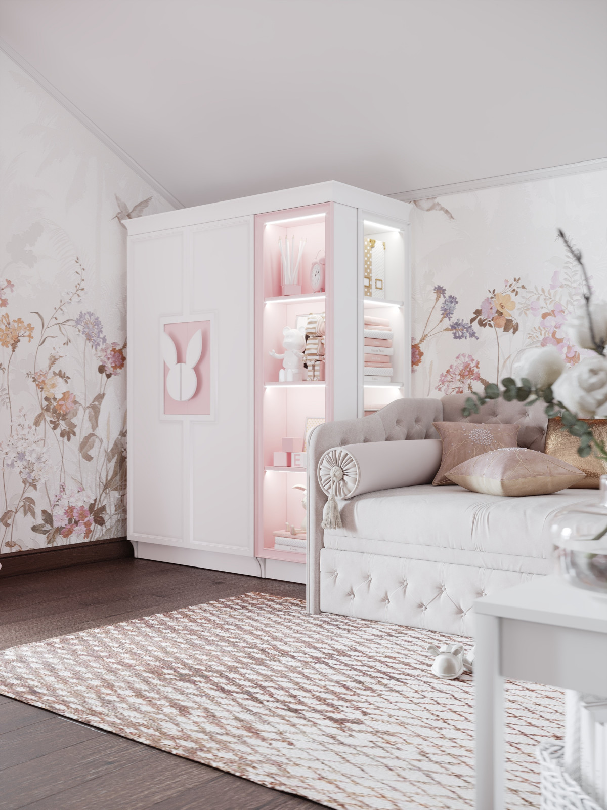 Обложка проекта: Детская для девочки в загородном доме, 14,5 кв.м