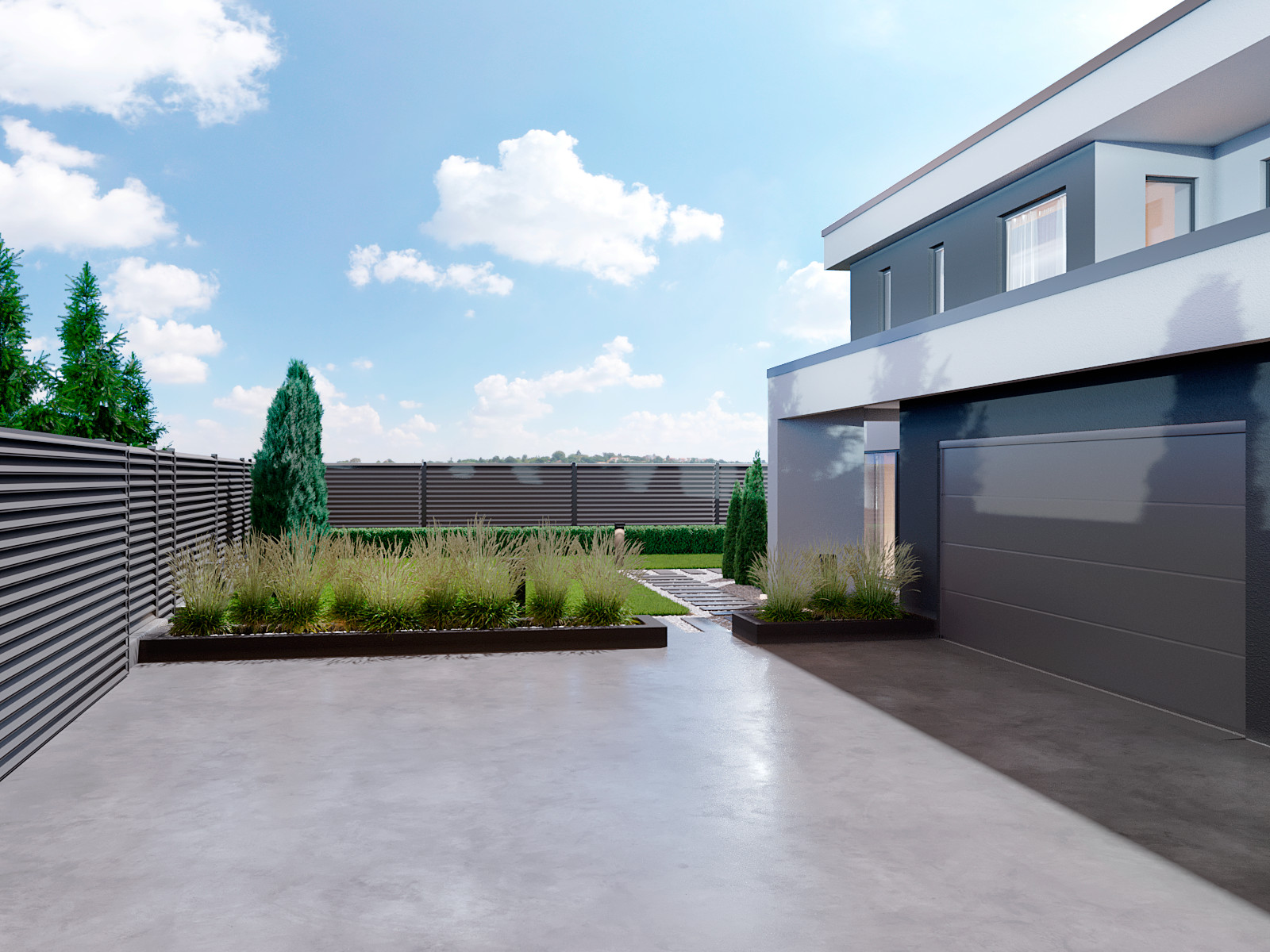 Ландшафт в стиле минимализм