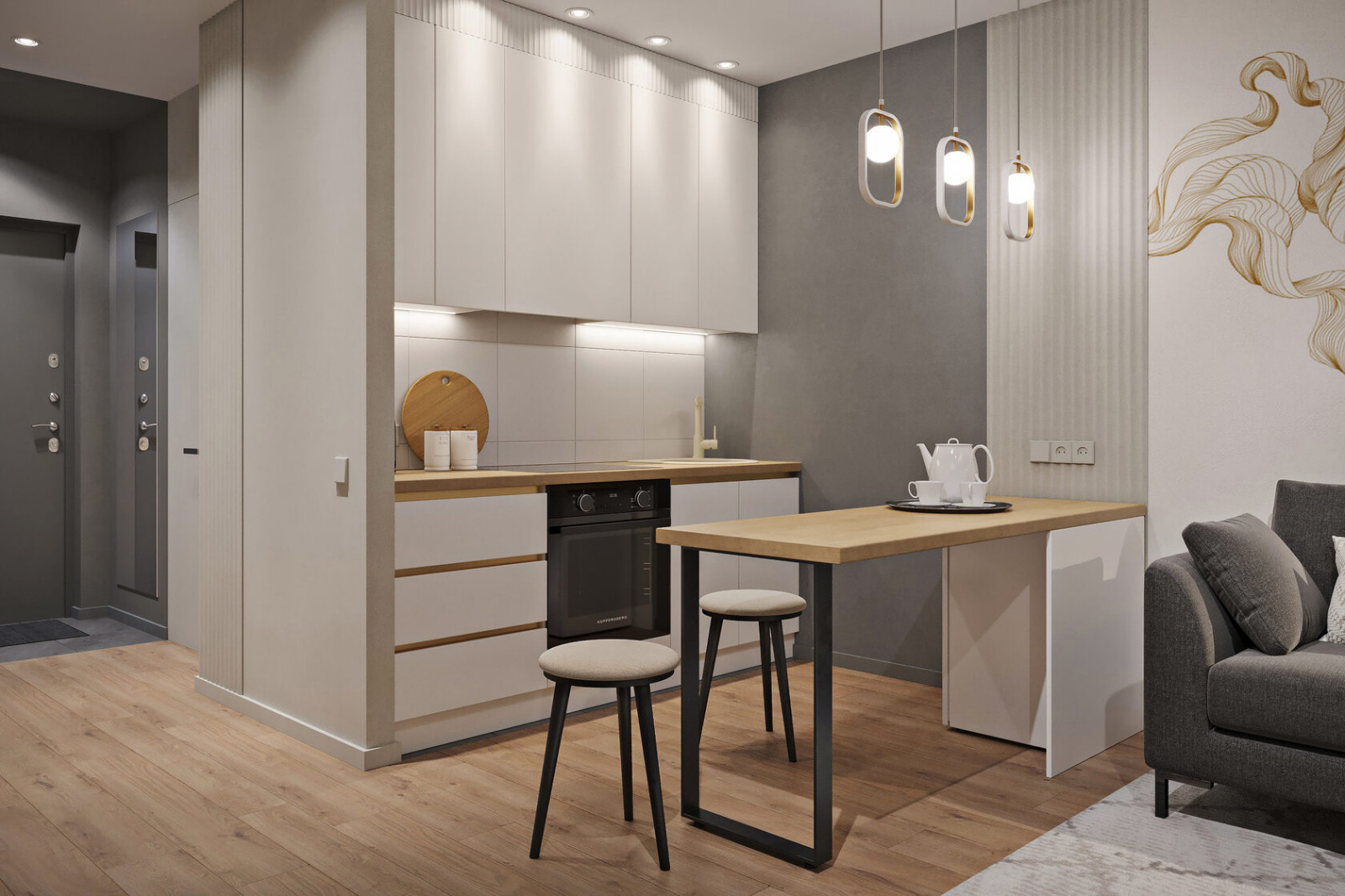 Студия для девушки - студентки