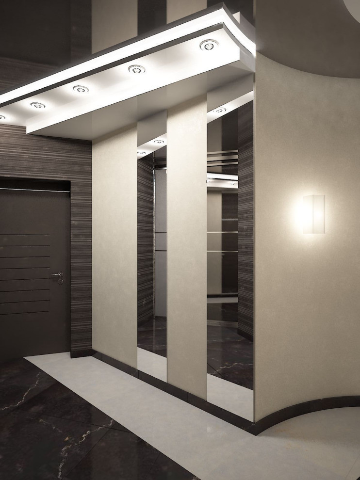 Монохромный интерьер.