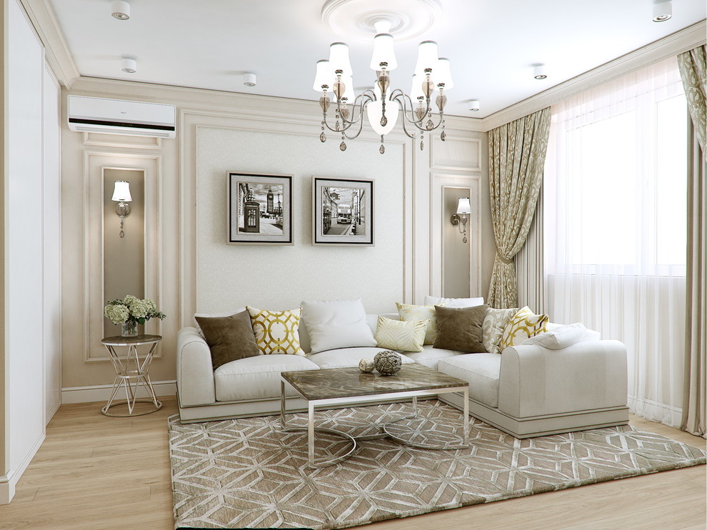 Классика в двухкомнатной квартире