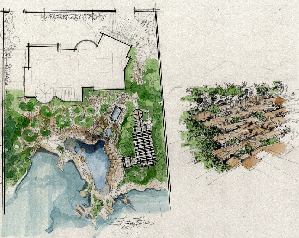 Эскизы - ландшафтный дизайн