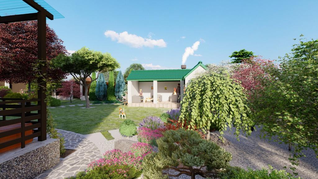 Ландшафтный дизайн в Новороссийске (Мысхако)