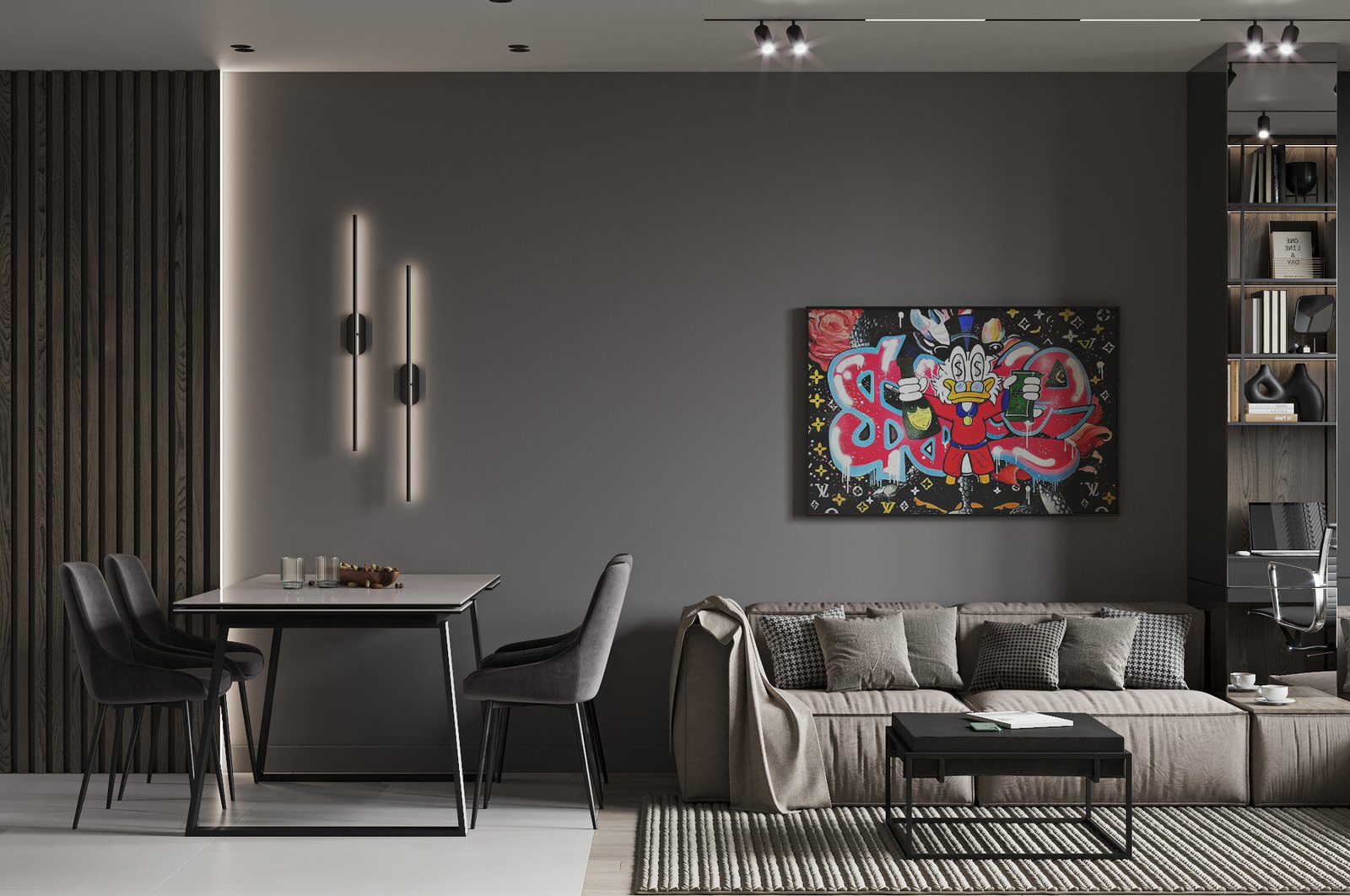 Обложка проекта: Лиговский сити - 75 м2