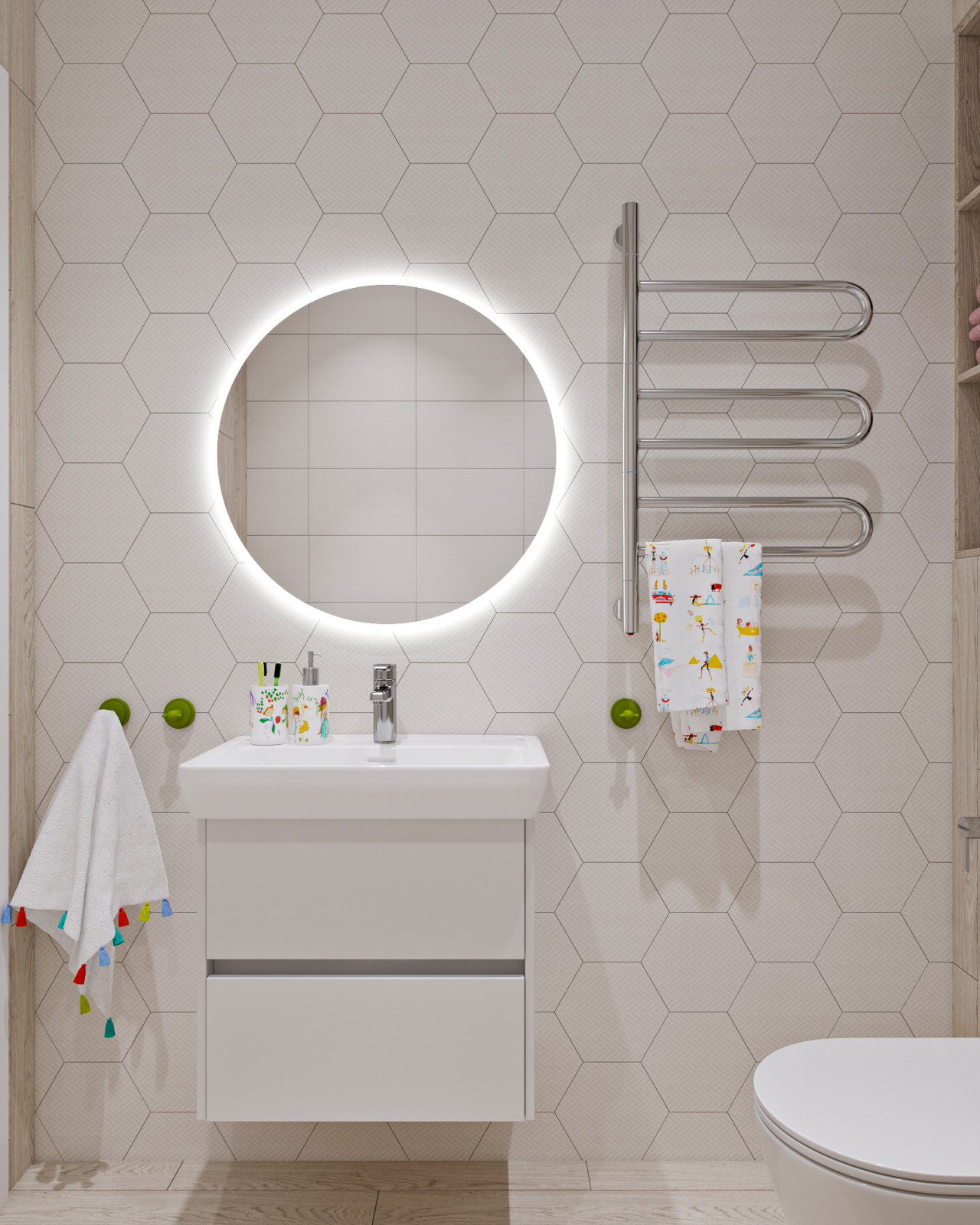 Проект квартиры с детским санузлом