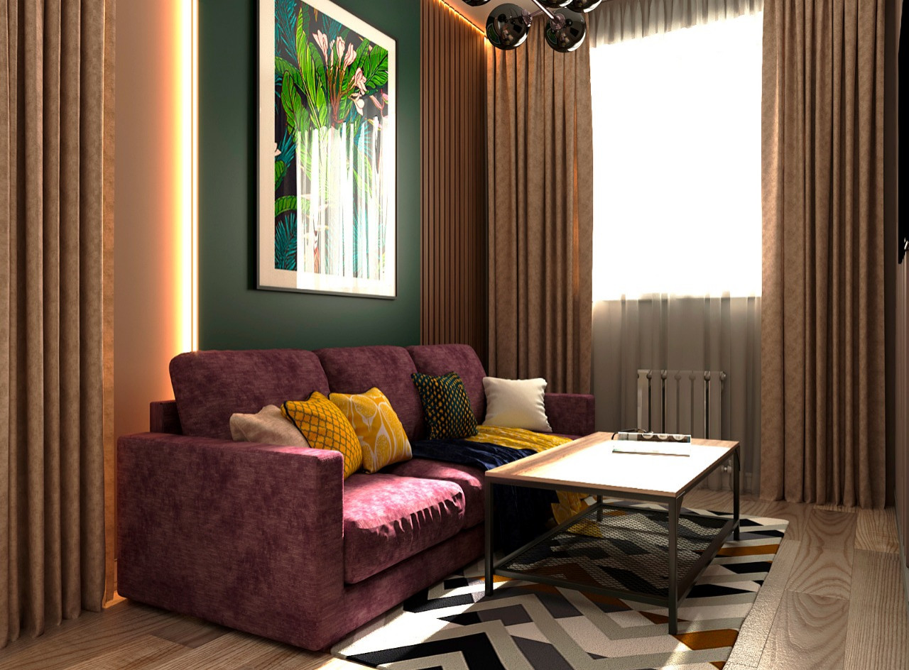 Интерьер дуплекса в КП Федоскино