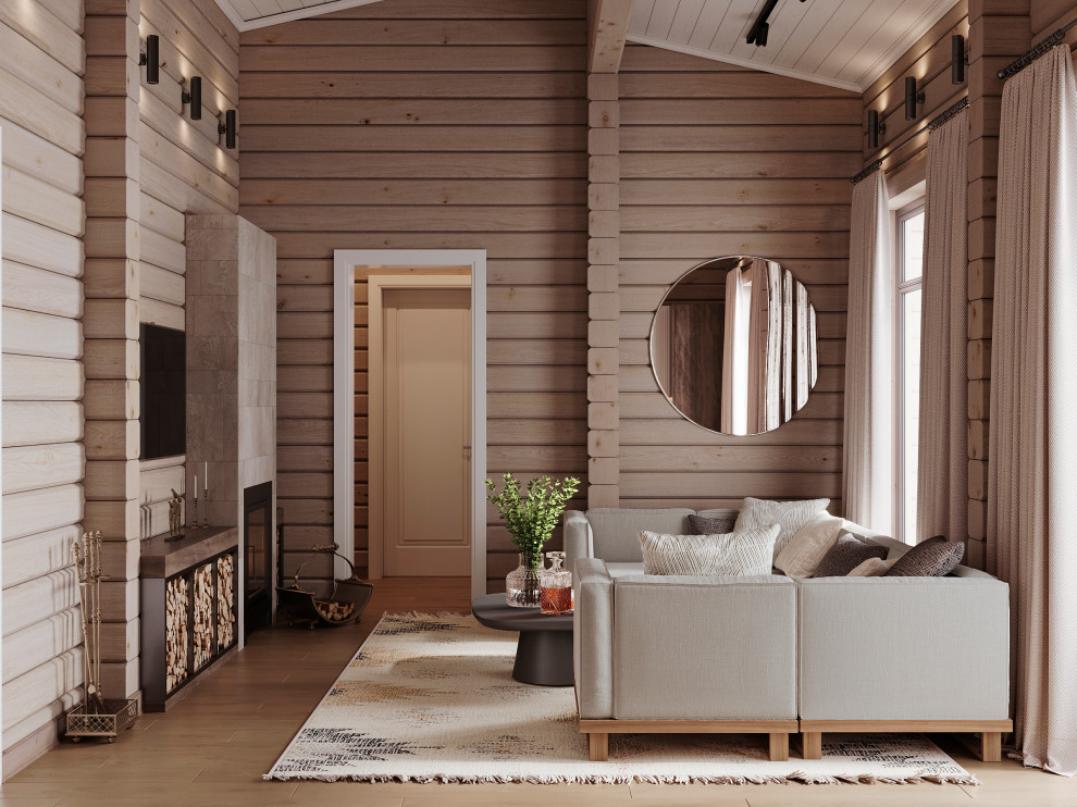 Дизайн дома  из бруса, Ильинка