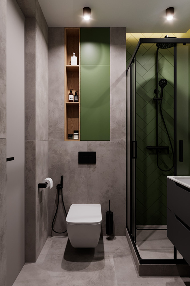 Евро трехкомнатная квартира в современном стиле ЖК Атмосфера