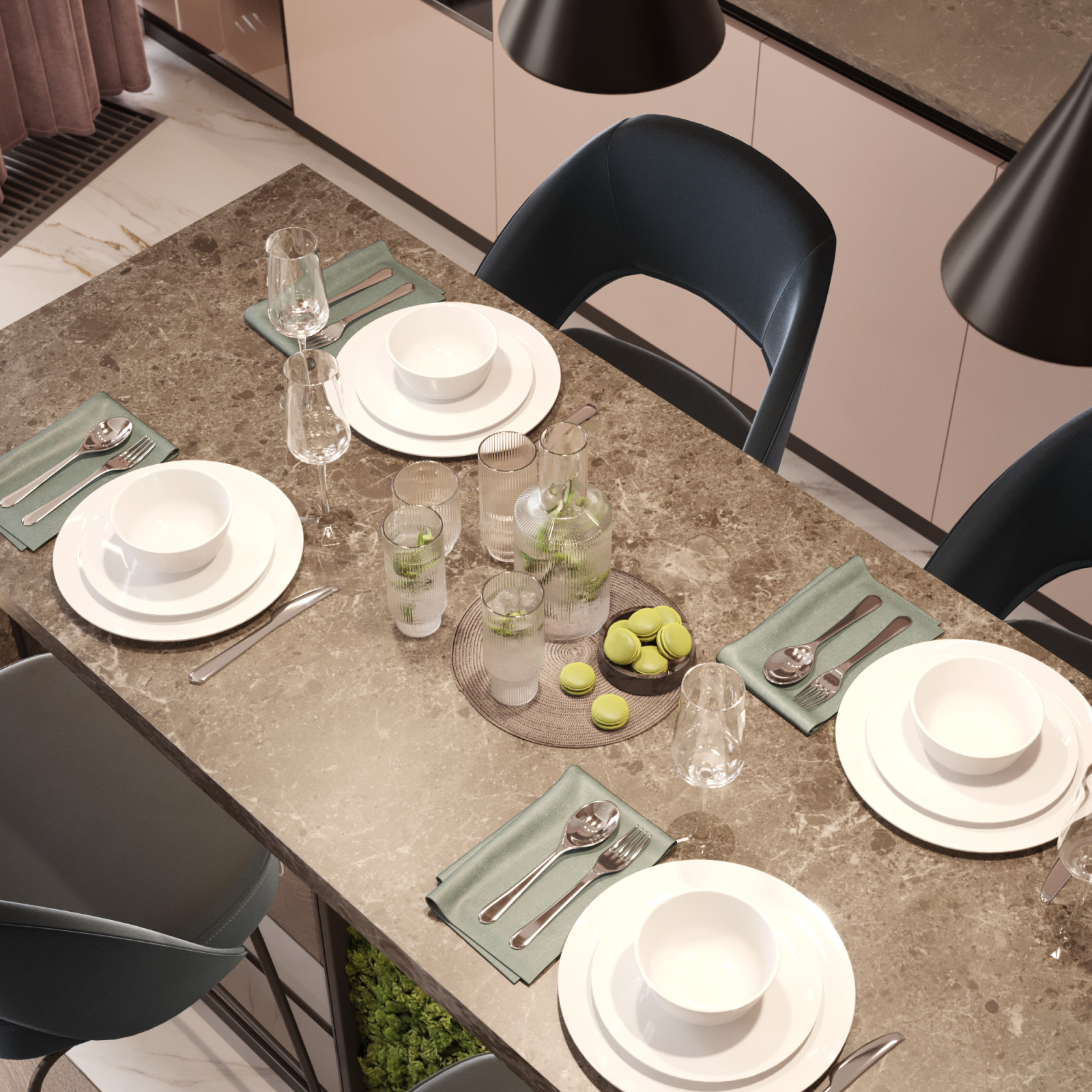 Дизайн интерьера квартиры ЖК «Wellton park»