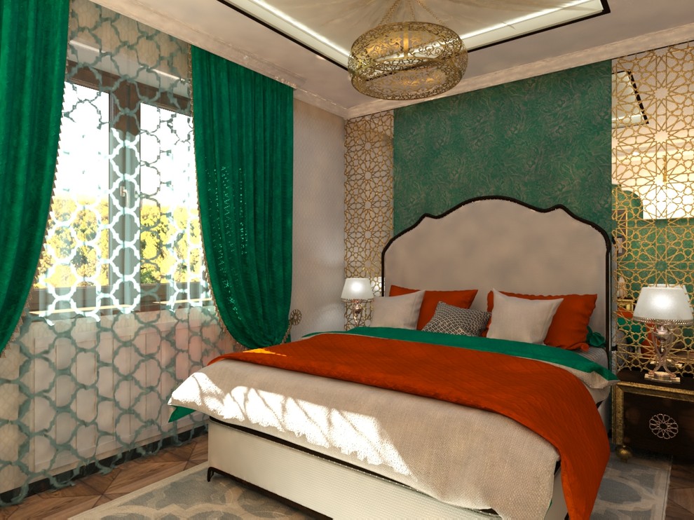 Спальня в стиле "Арабская неоклассика"