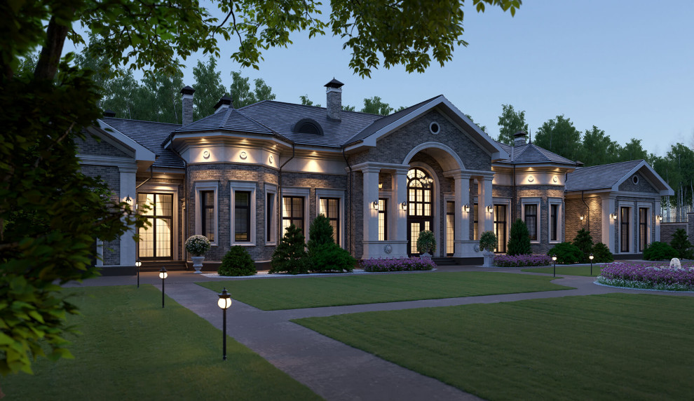 Архитектурный проект одноэтажного жилого дома площадью 400 кв.м.