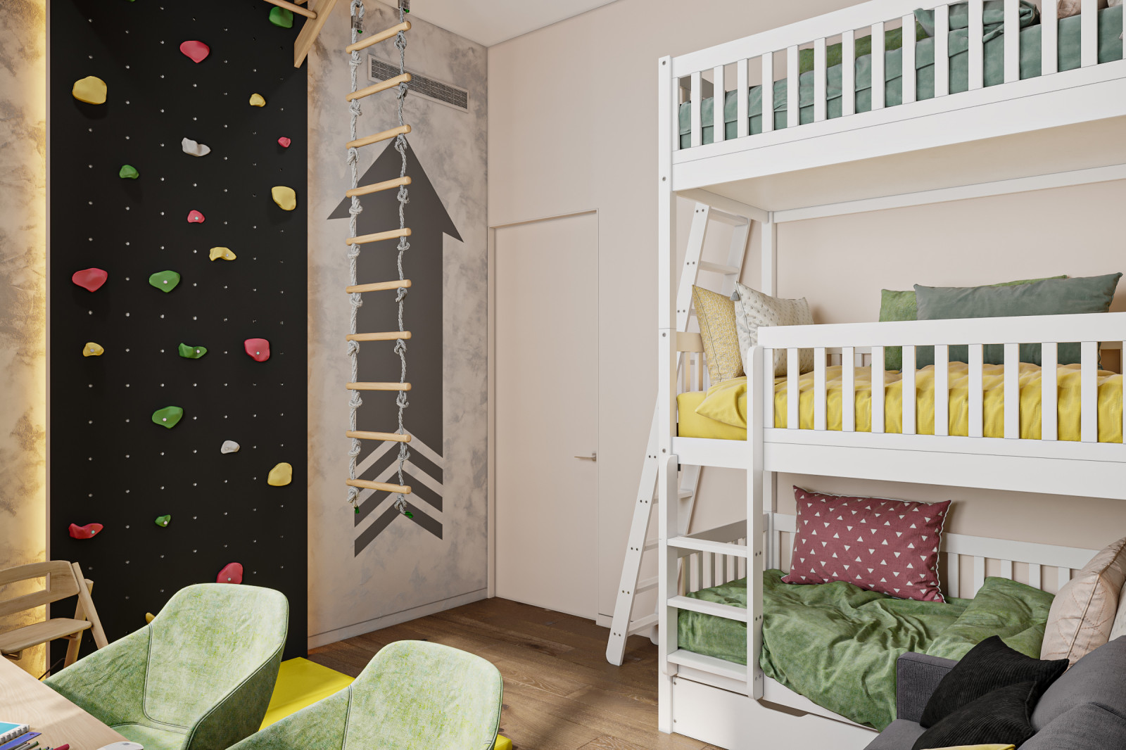 Квартира 132 кв.м. в современном стиле в ЖК "Ботанический сад LIFE".