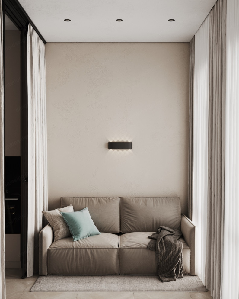 Дизайн проект 1 комнатной квартиры - ЖК Прокшино