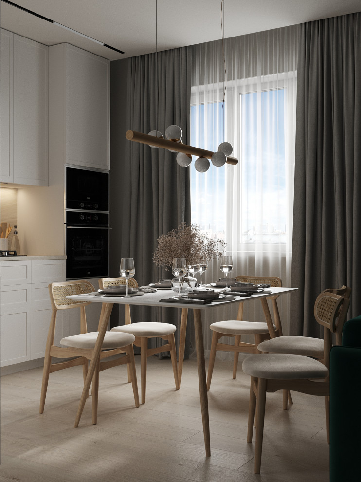 Кухня-гостиная в современном стиле