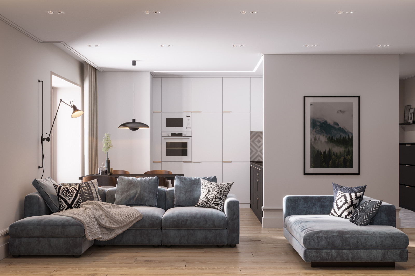 Интерьер квартиры в микрорайоне Преображенский