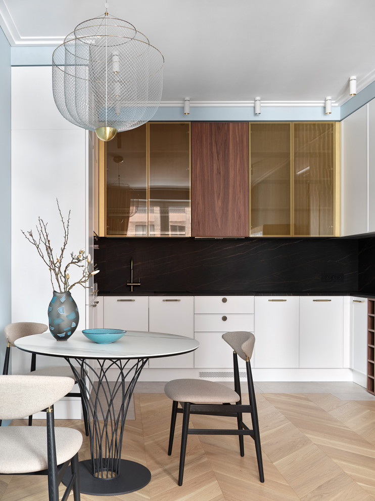 Небольшая квартира в оттенках синего