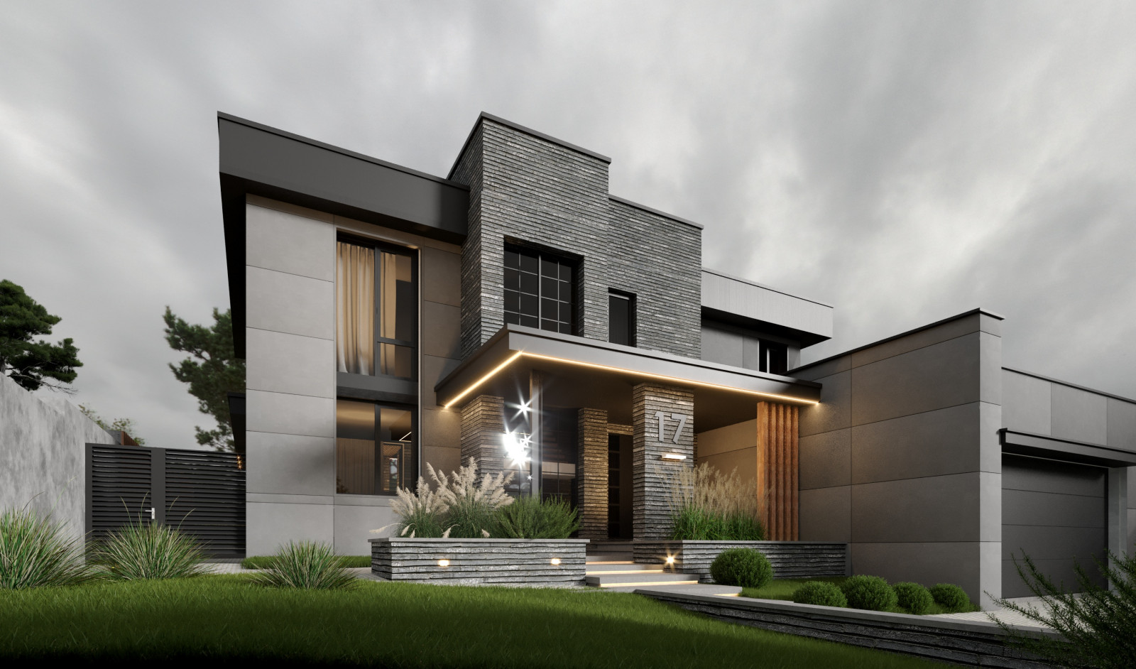 Portrait House. Дом на участке в селе Мирное в Симферополе