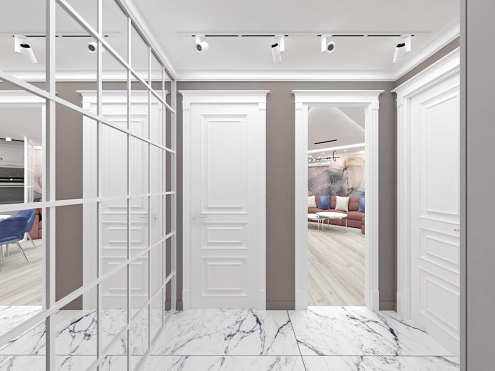 Современная классика в двухкомнатной квартире