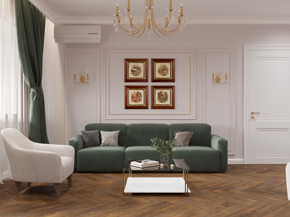 Нежная квартира неоклассика