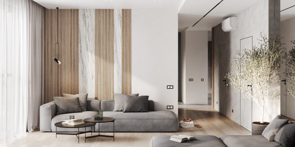 Обложка проекта: Квартира под сдачу в ЖК Западный порт, 74 м2