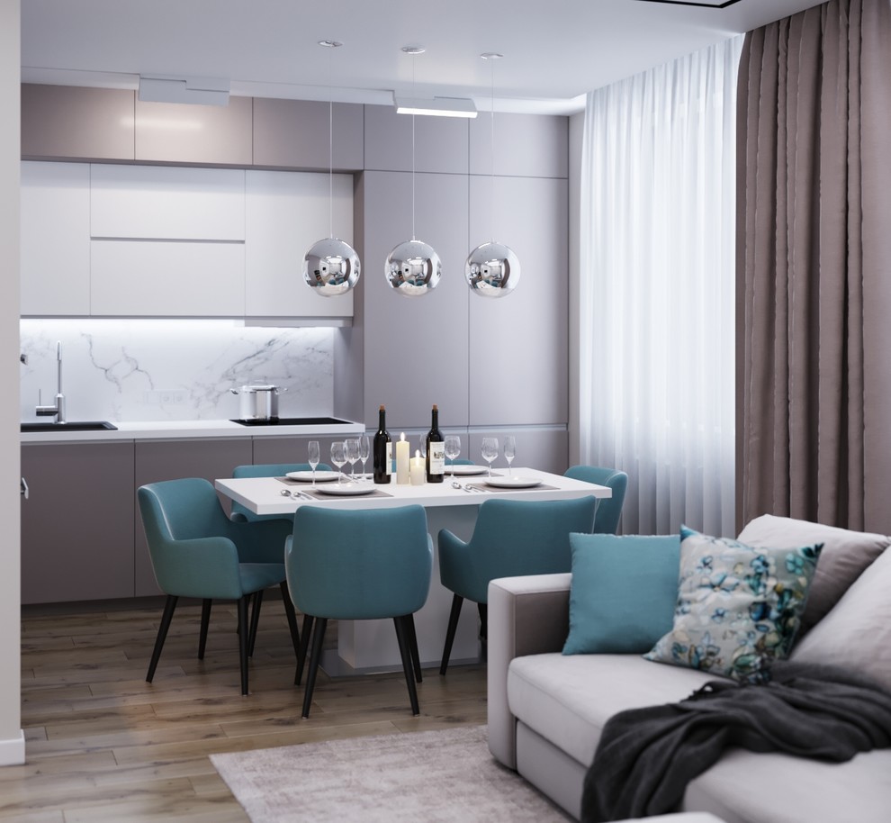 Кухня-гостиная 20,62 кв.м