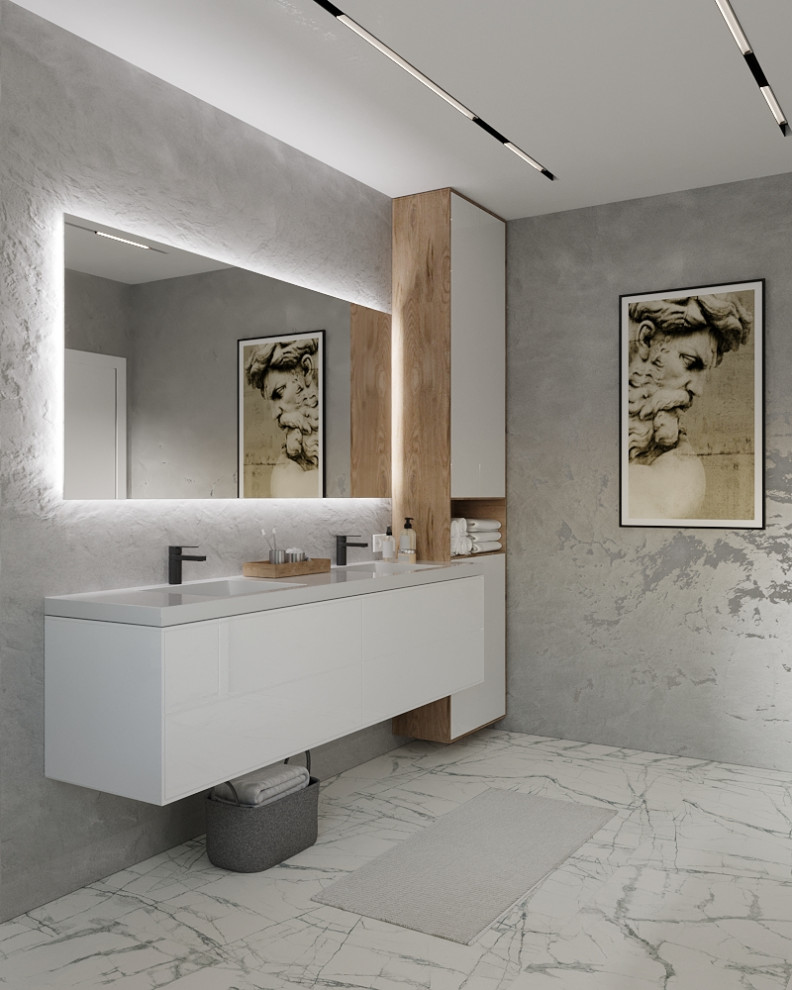 Просторная ванная комната