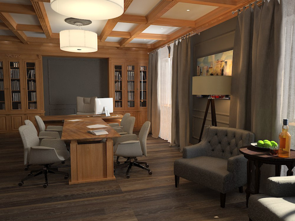 Дизайн-проект офисного пространства строительной компании " Мервинский"