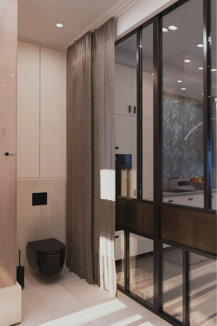 Стекло и свободное пространство.