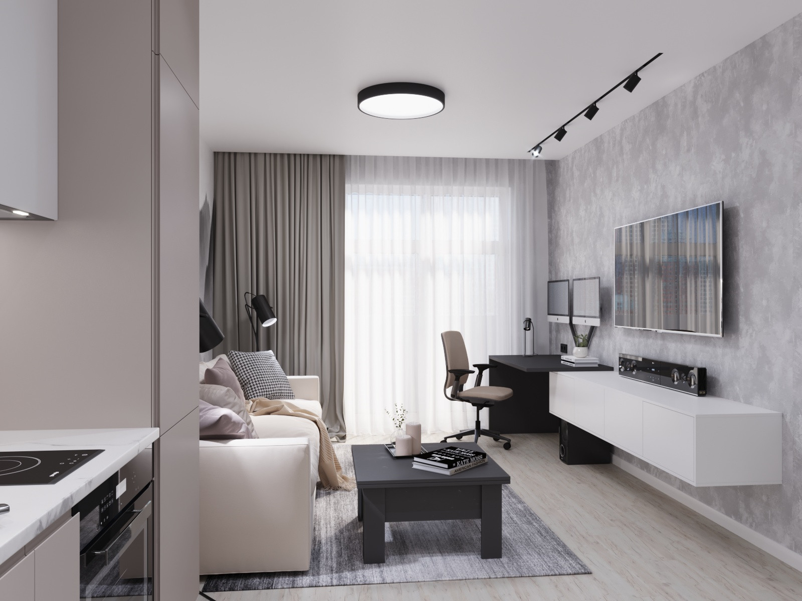 Легкий, юношеский интерьер