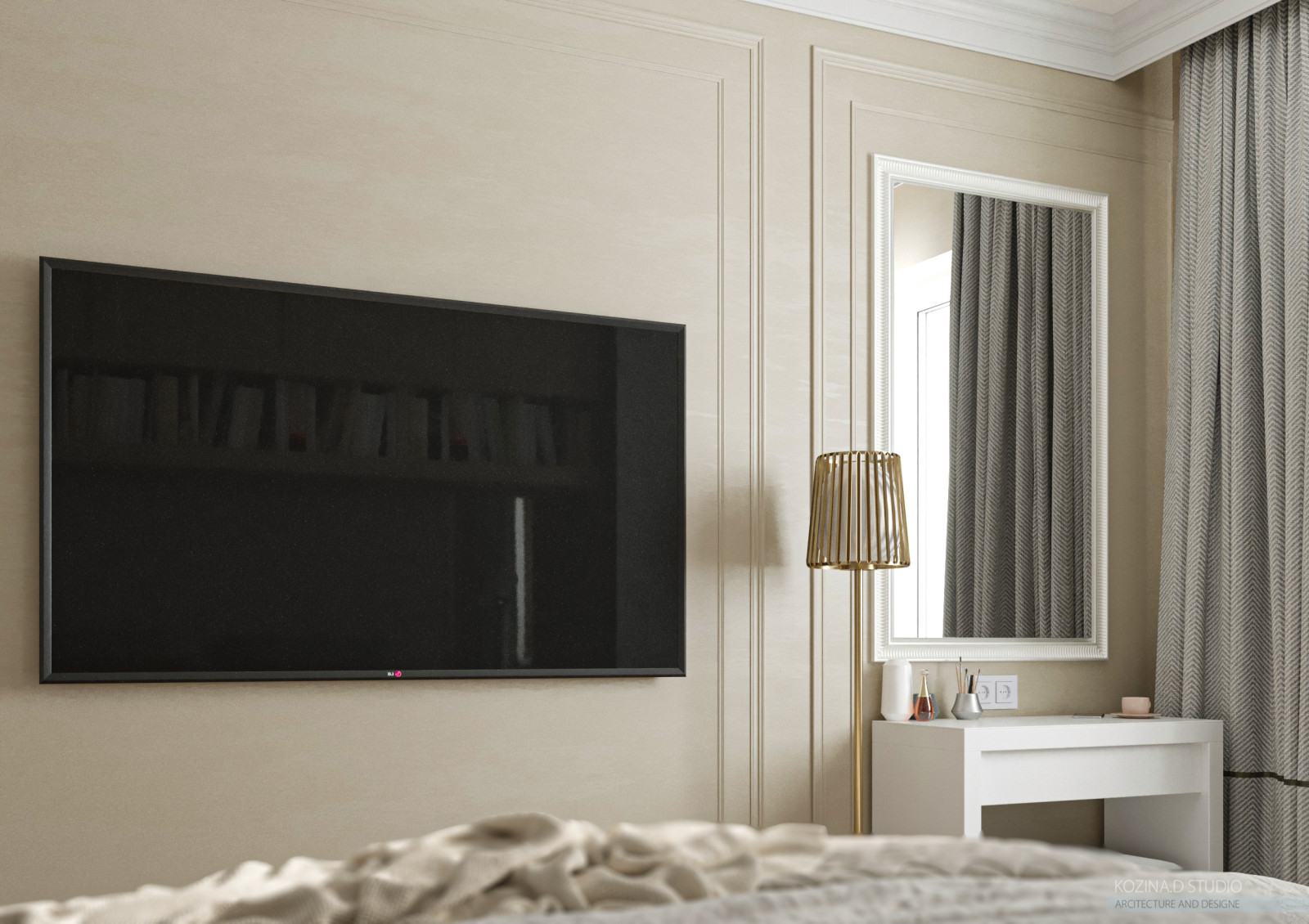 Проект двухкомнатной квартиры (56 м²) в Санкт-Петербурге, Купчино