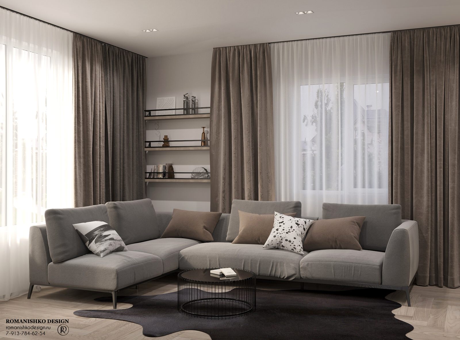 Дизайн частного дома от компании "УДачный дом"