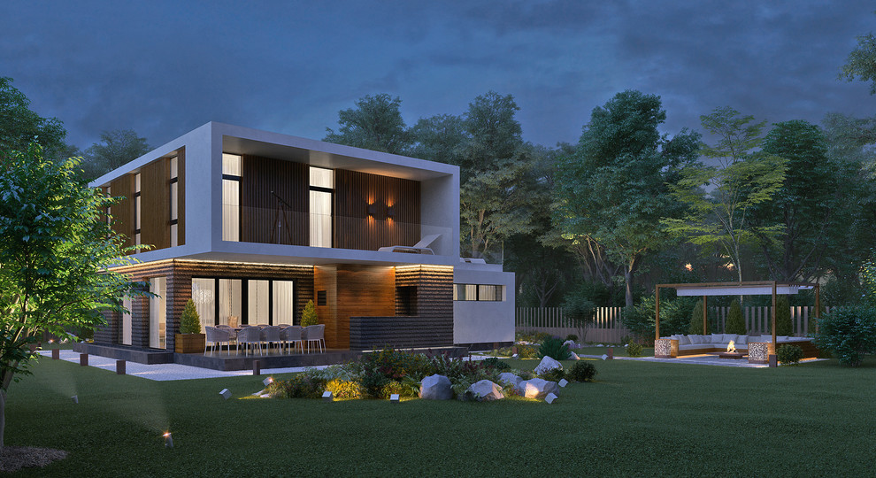 Современный загородный дом